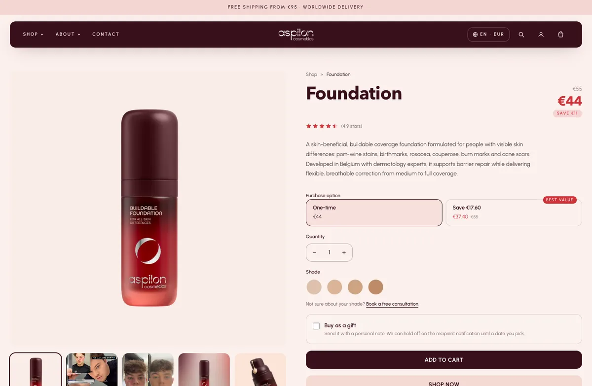 Aspilon Cosmetics, frame 2