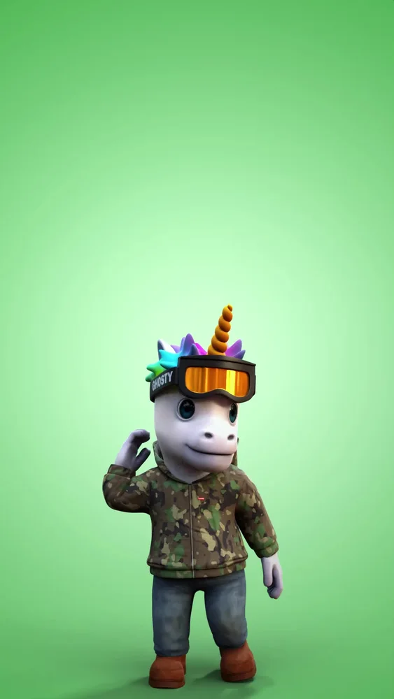 Ghosty, a post with 2.3M views